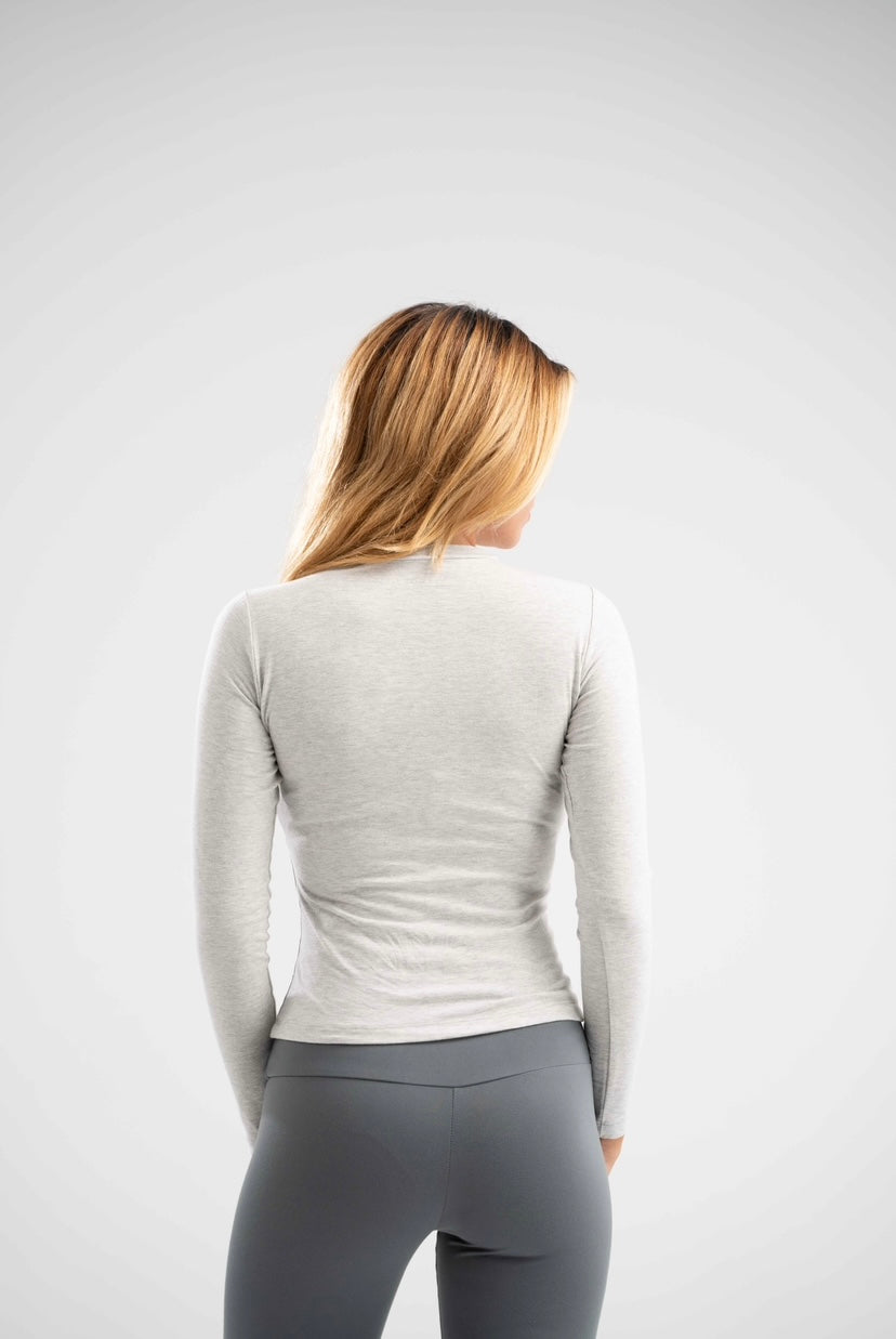 Long Sleeve Basic Cotton Top