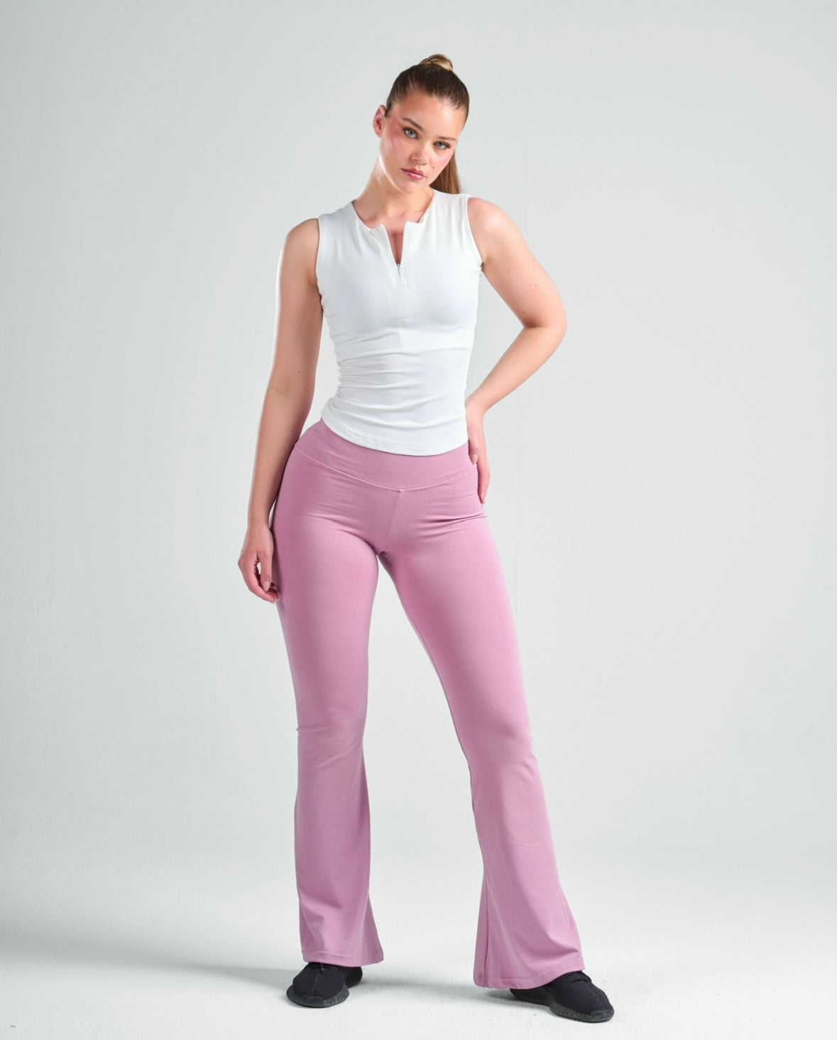 Straight Waist Sculpt Yoga Pants