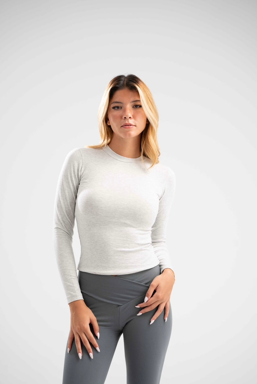 Long Sleeve Basic Cotton Top