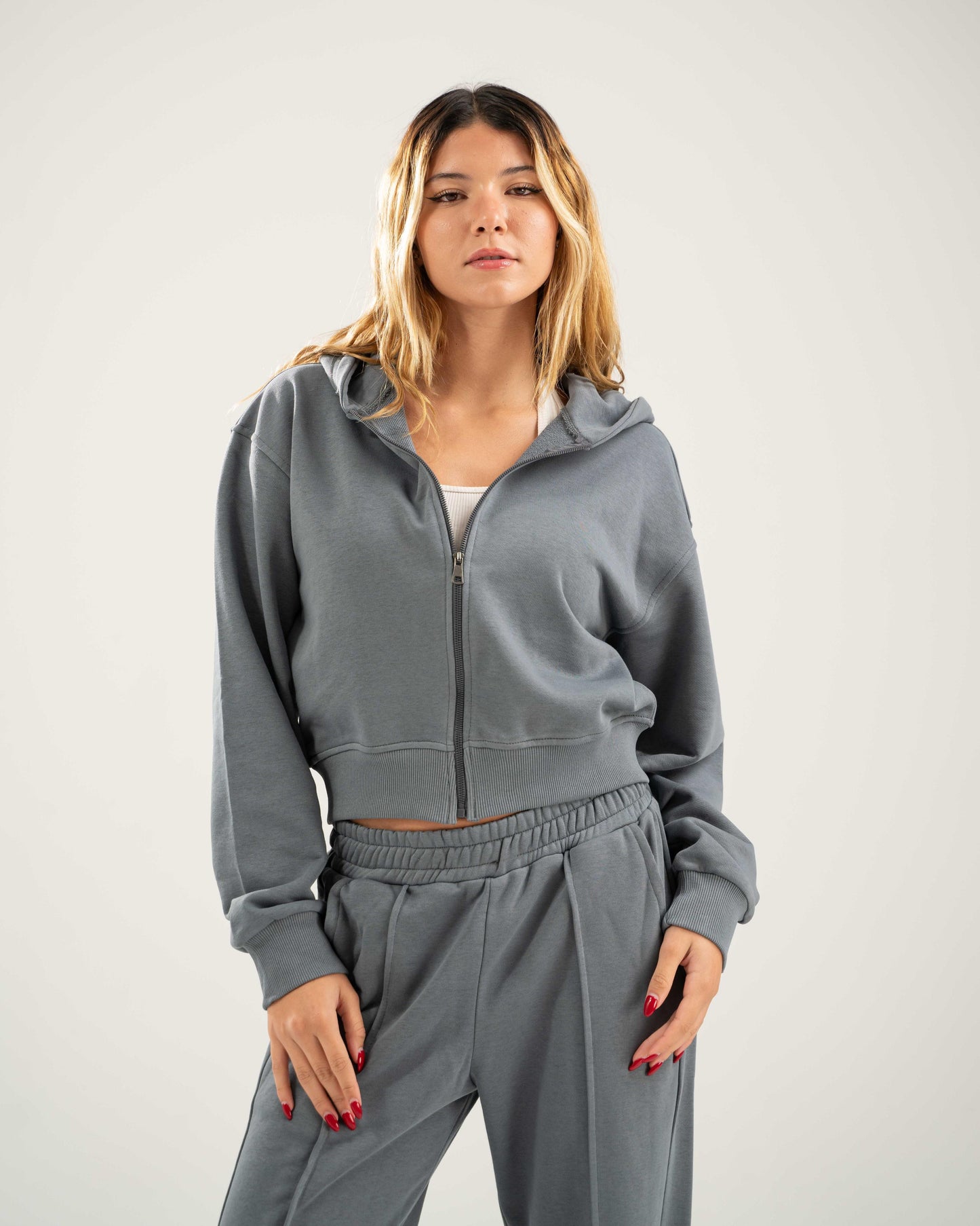 Cropped Oversized Jacket