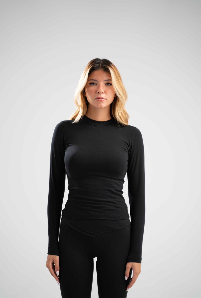 Long Sleeve Basic Cotton Top