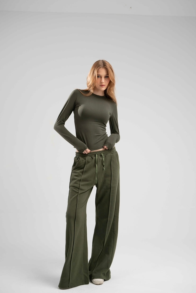 Long Sleeve Basic Cotton Top