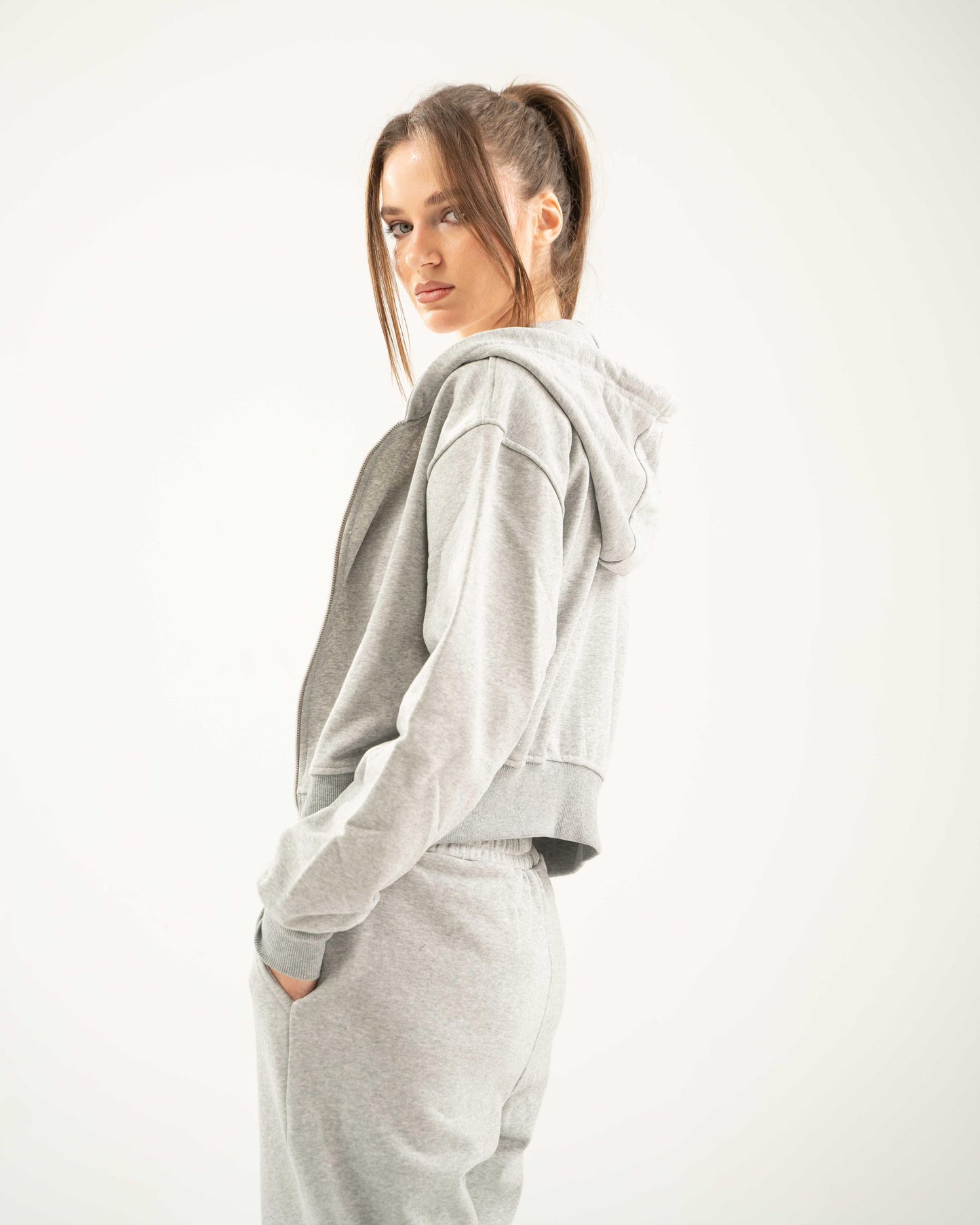 Cropped Oversized Jacket