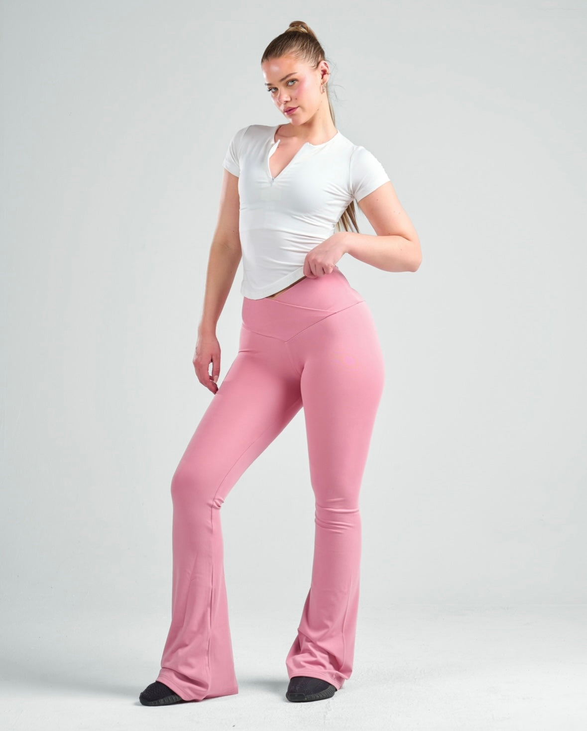 Short Sleeve Zipper Top