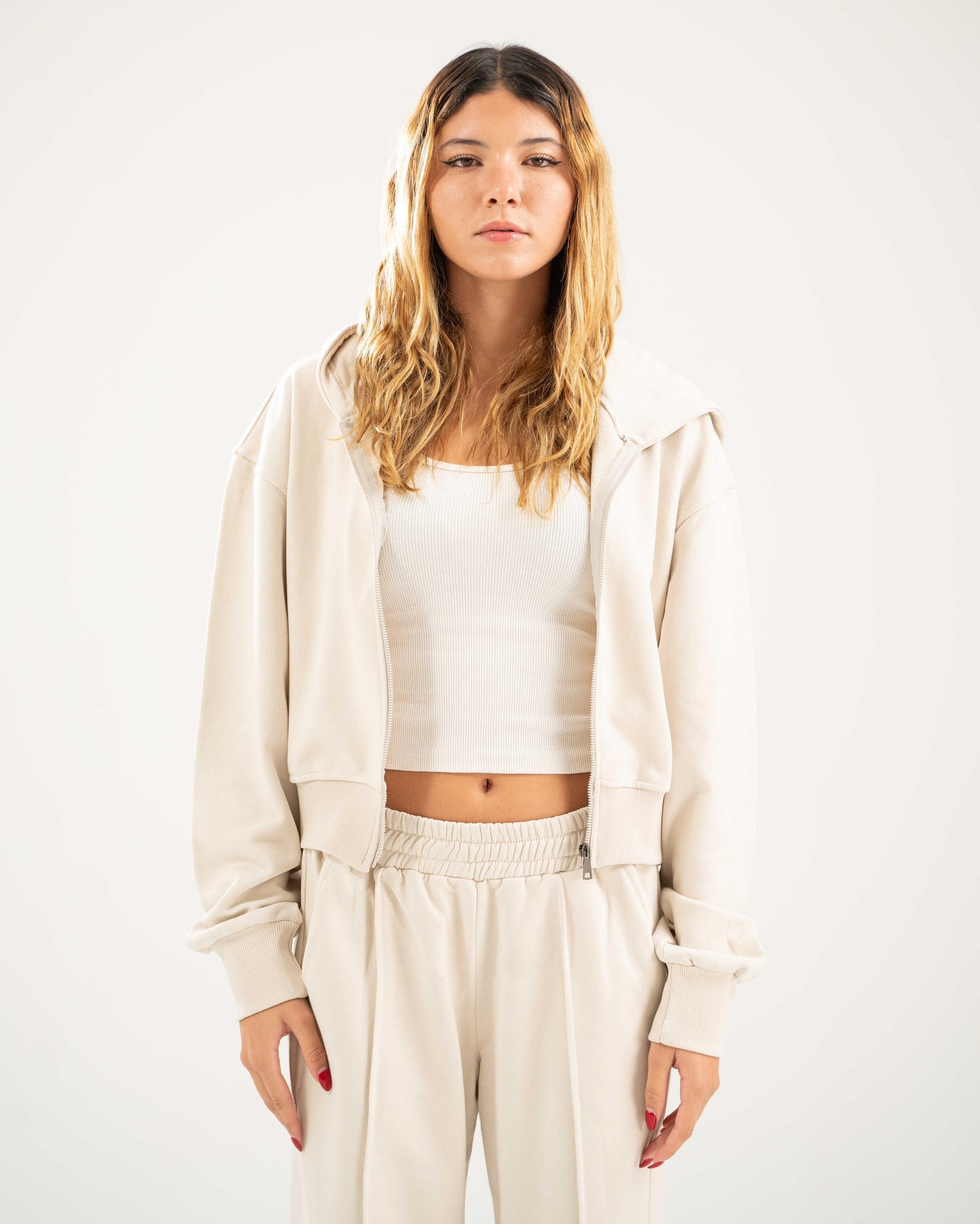 Cropped Oversized Jacket