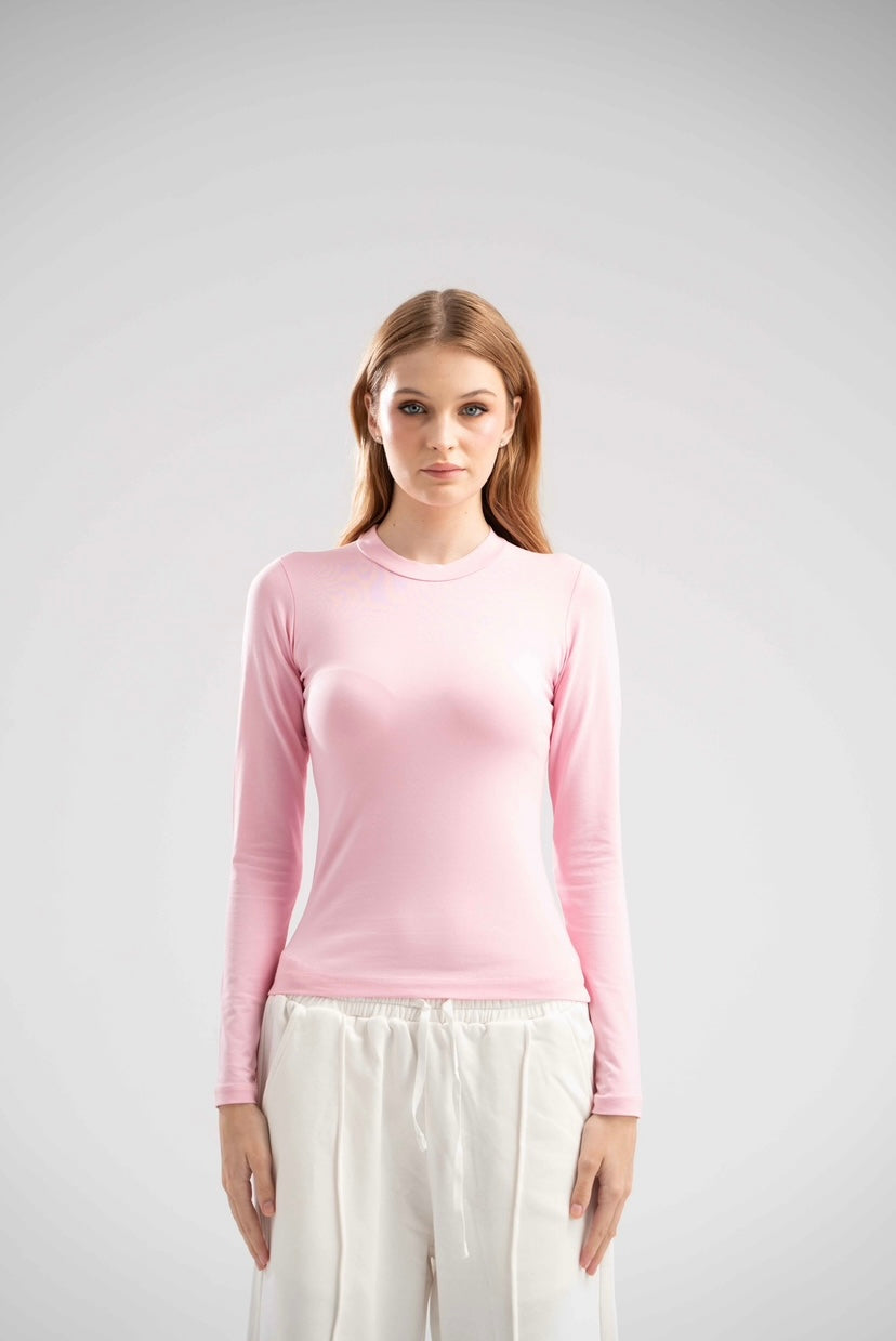 Long Sleeve Basic Cotton Top
