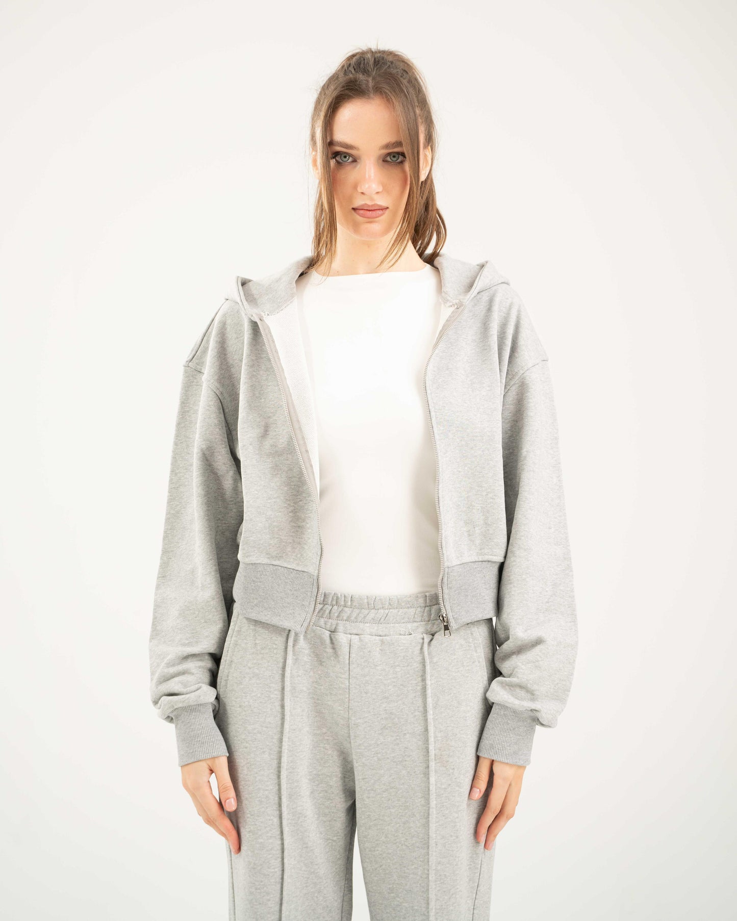 Cropped Oversized Jacket