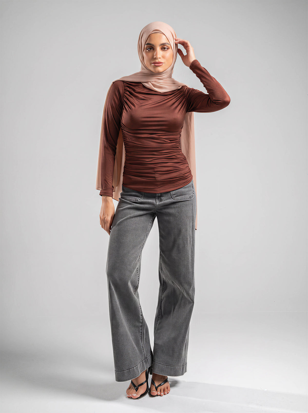 Fitted Draped Top