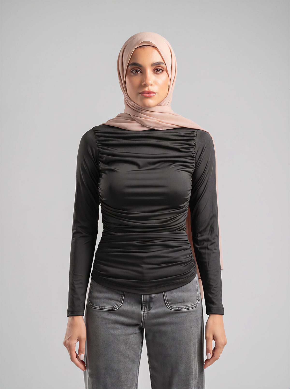 Fitted Draped Top