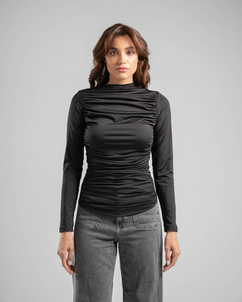 Fitted Draped Top