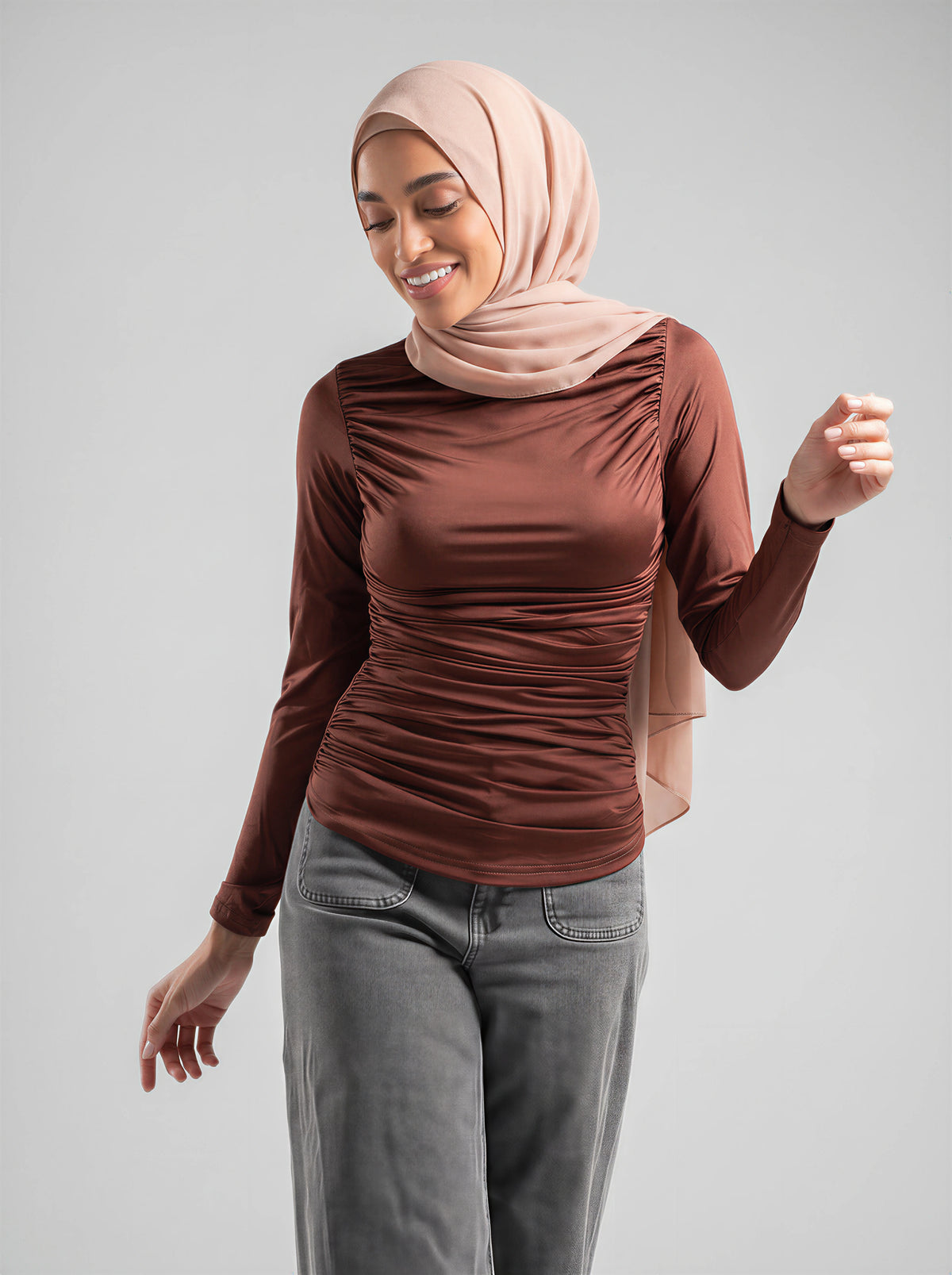 Fitted Draped Top