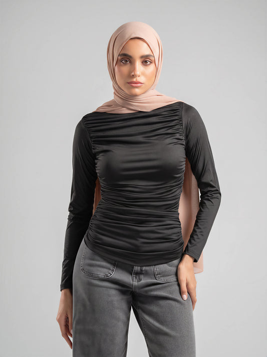 Fitted Draped Top