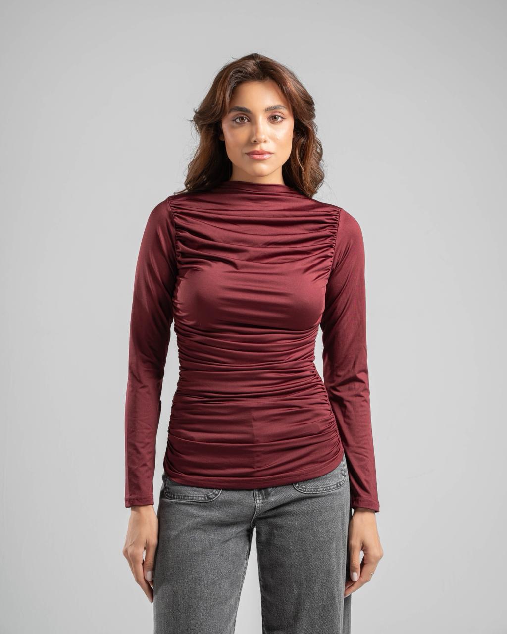 Fitted Draped Top