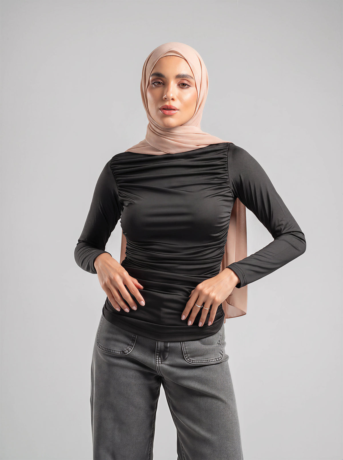 Fitted Draped Top