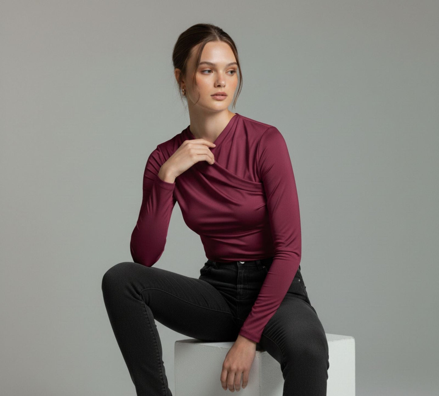 Full Sleeve Draped Top