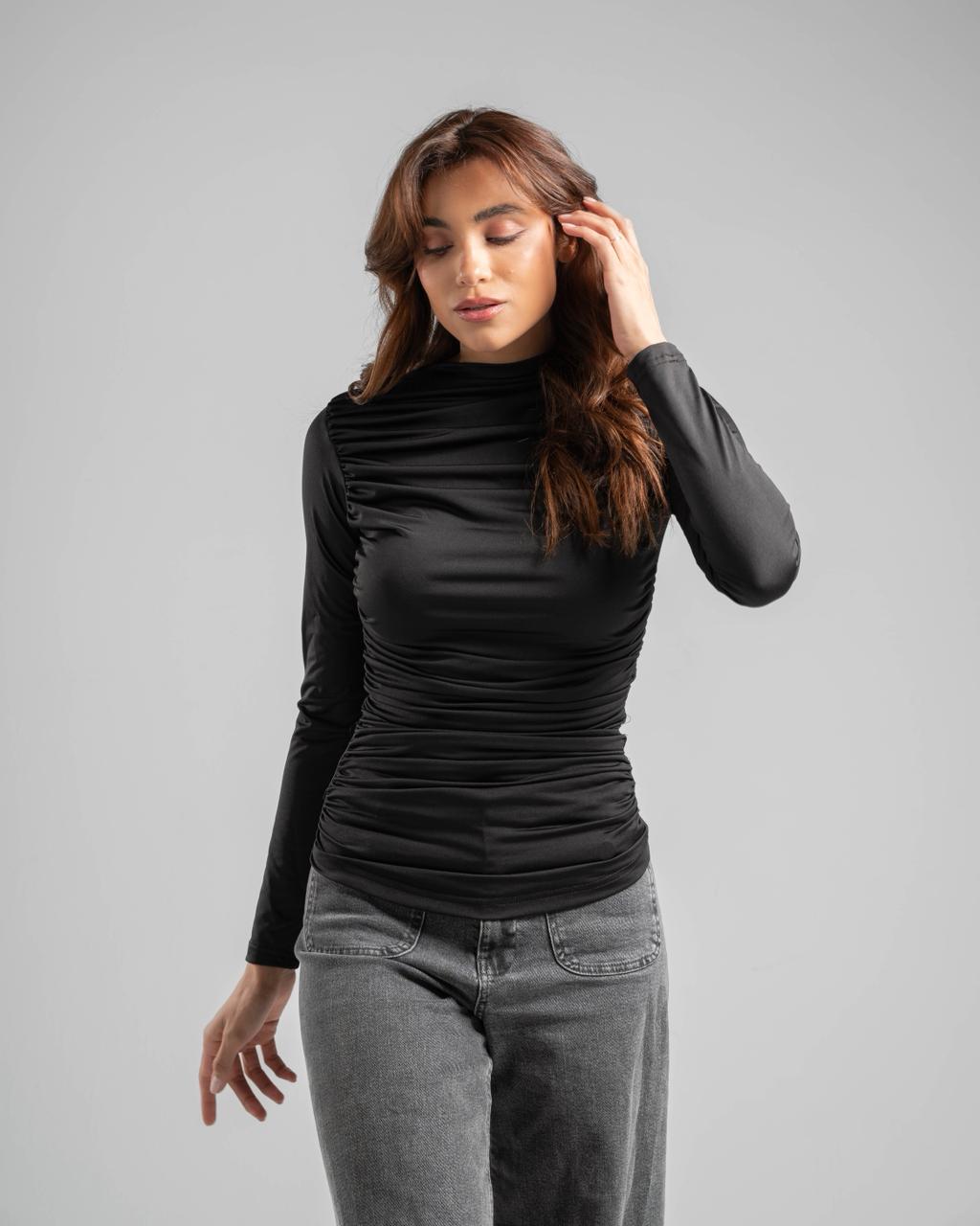 Fitted Draped Top