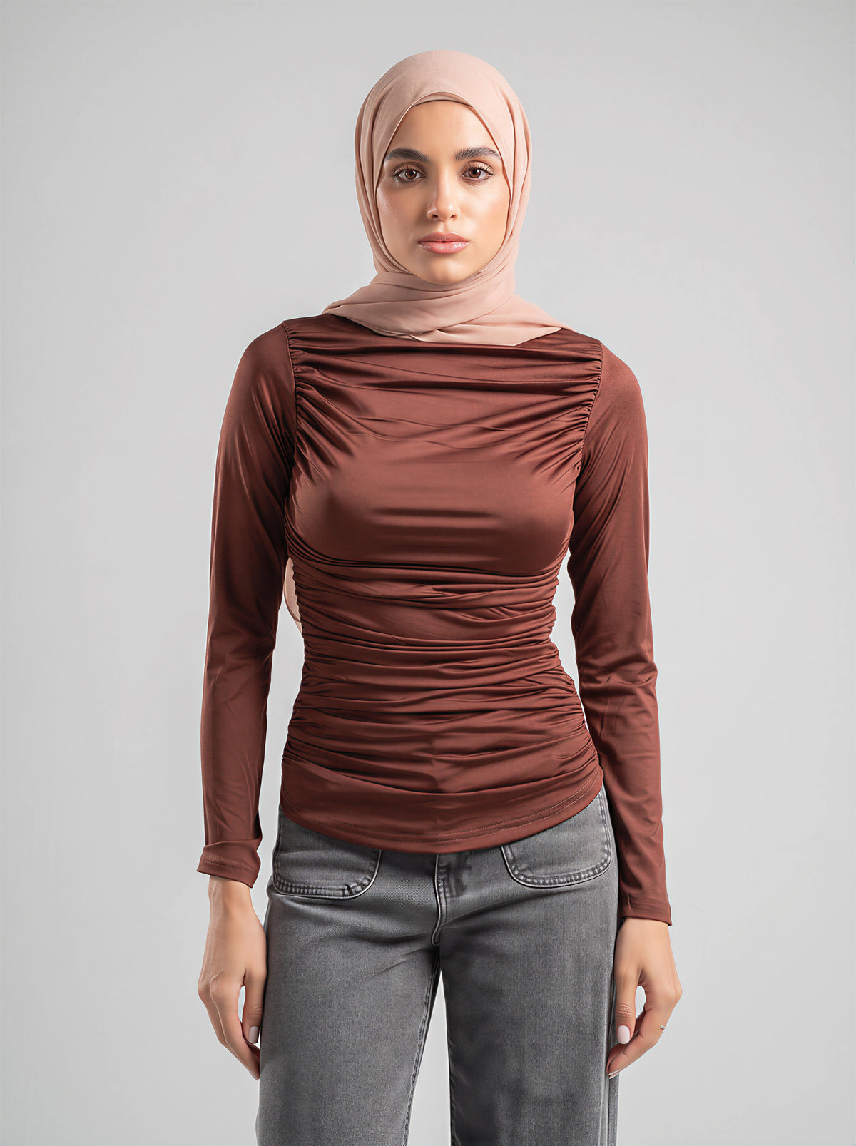 Fitted Draped Top
