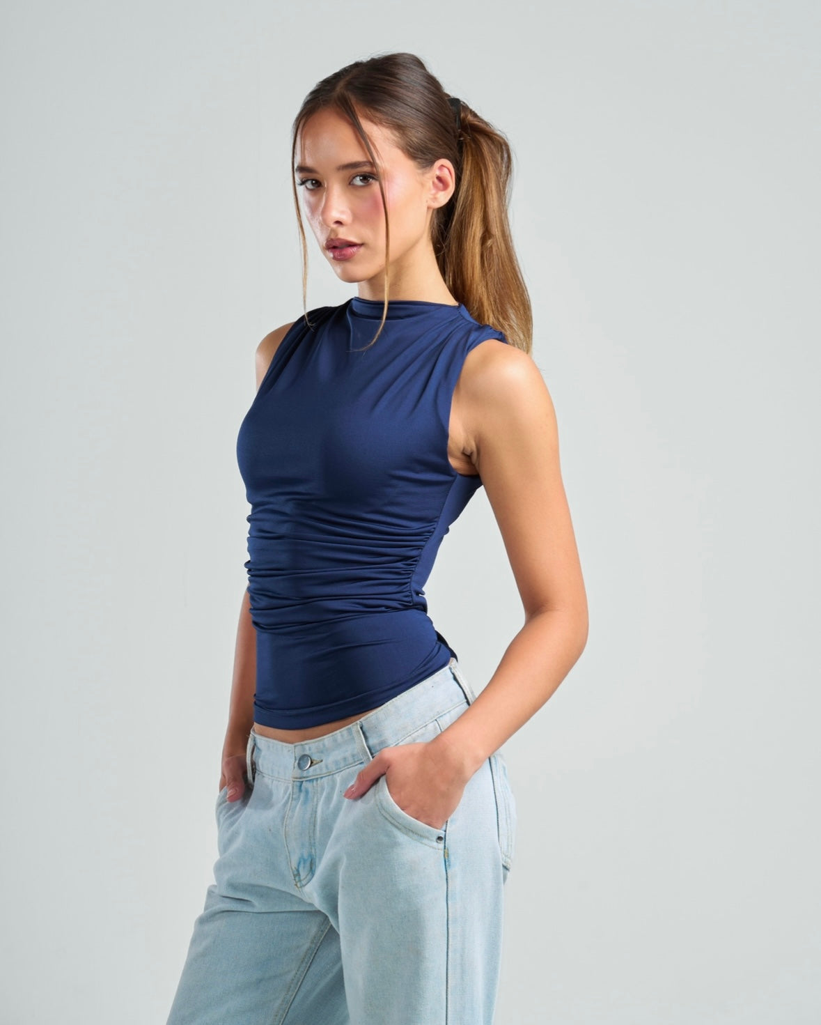 Draped Tank Top