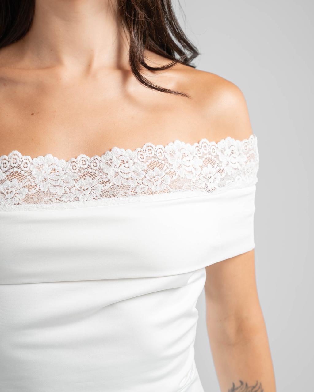 Off-Shoulder Lace Top