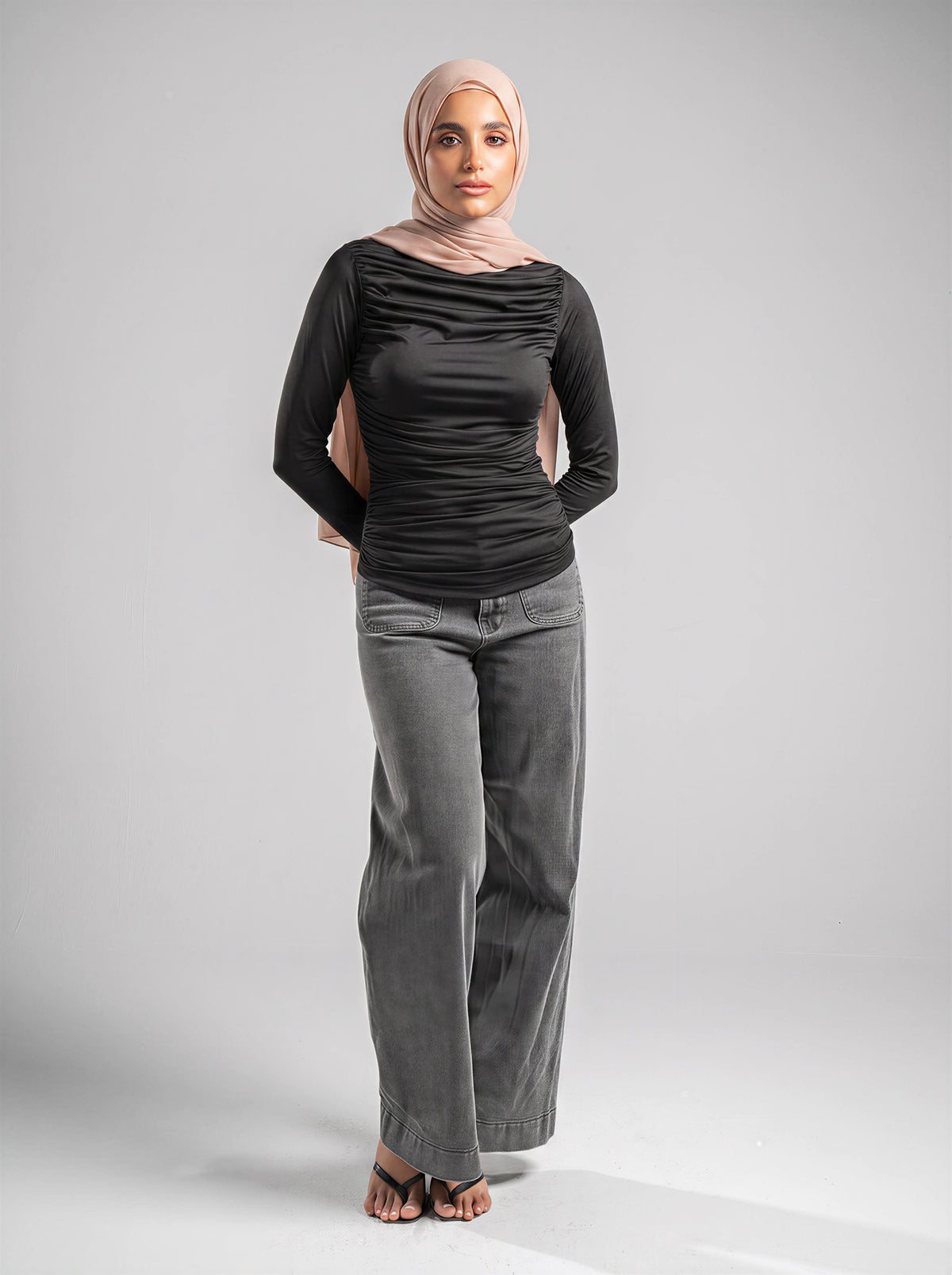 Fitted Draped Top