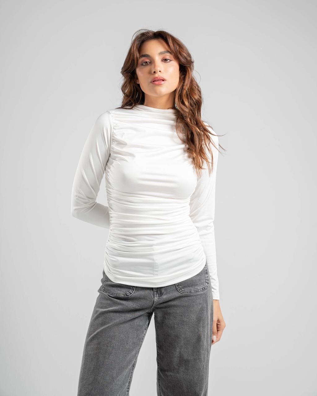 Fitted Draped Top