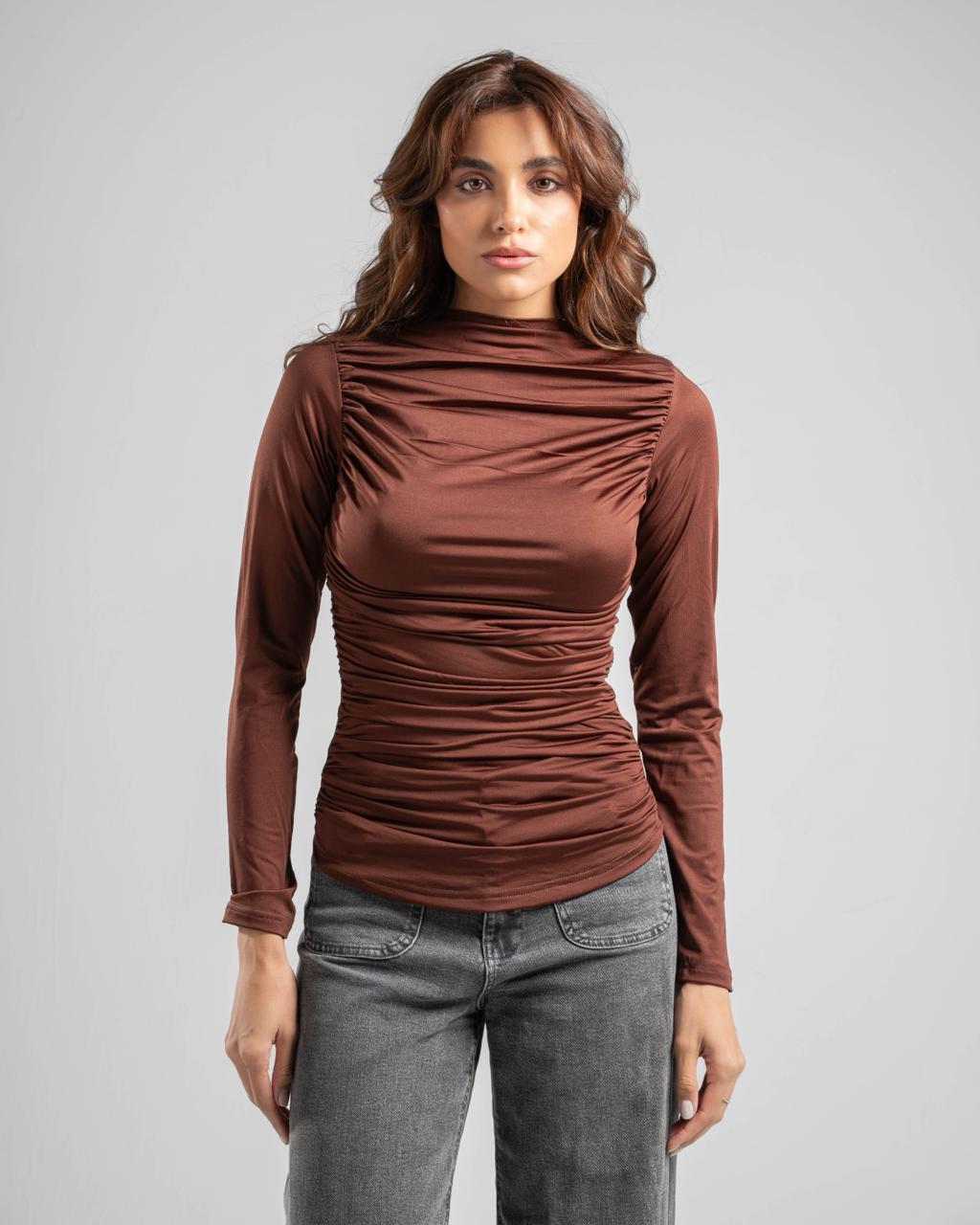 Fitted Draped Top