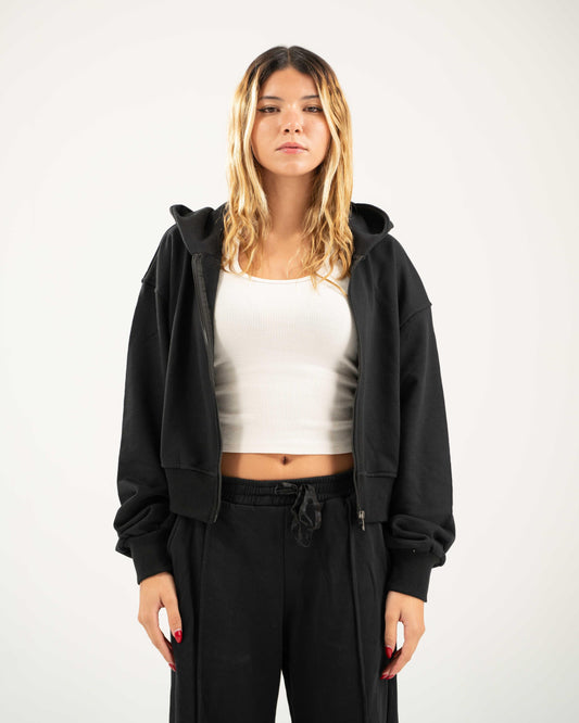 Cropped Oversized Jacket