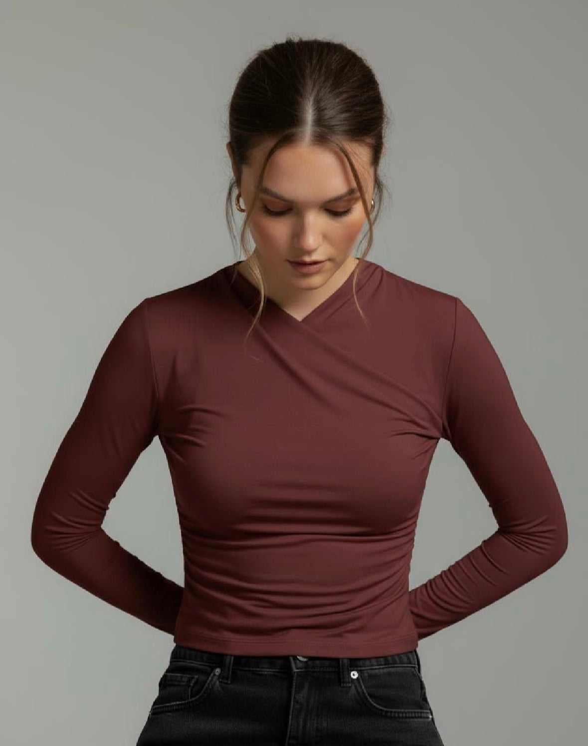 Full Sleeve Draped Top