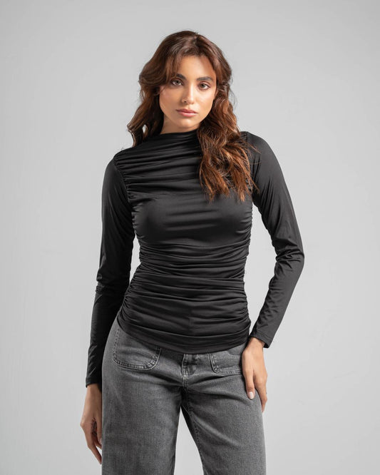 Fitted Draped Top