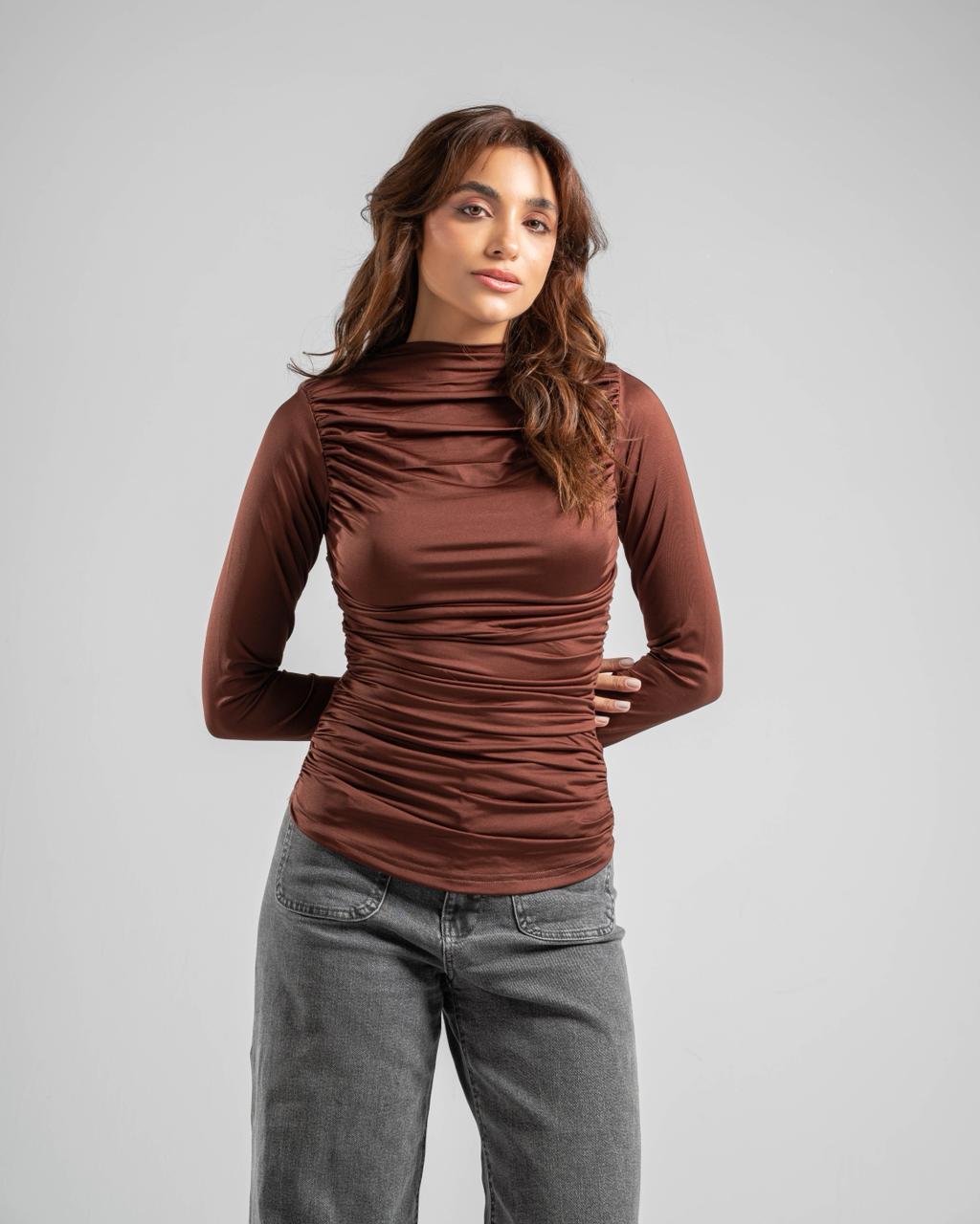 Fitted Draped Top